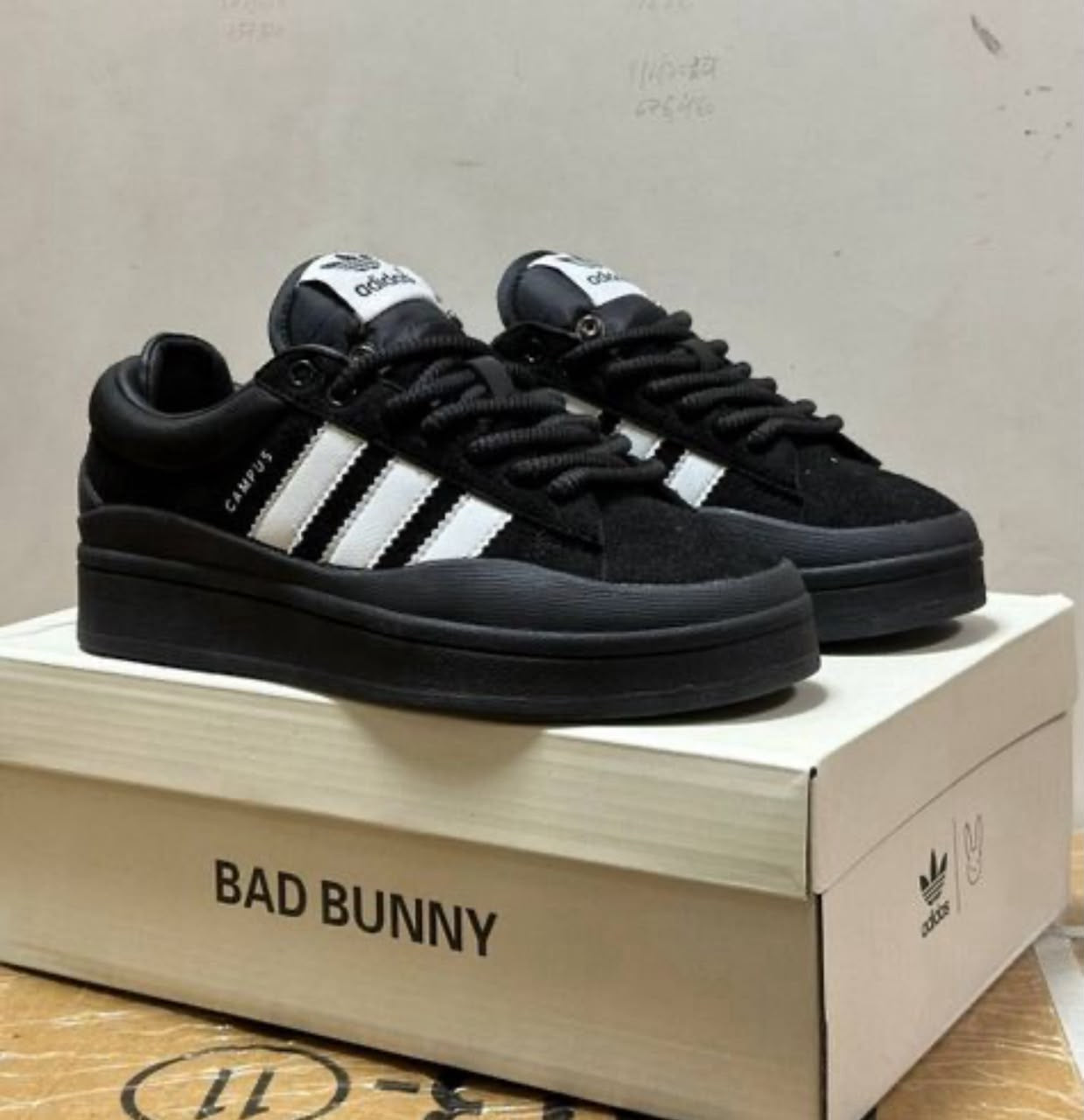 Adidas Black Bad Bunny