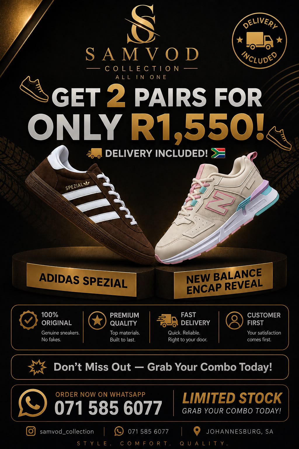 Adidas Spezial & New Balance