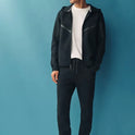 NIKE TECH FLEECE TRACKSUIT COMBO SET (JACKET AND PANTS) - BLACK